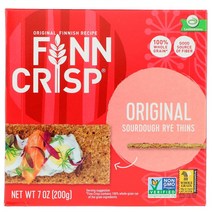 핀크리스프 사워도우 라이(호밀) 씬 오리지널 200g Finn Crisp Sourdough Rye Thins Original, 1개