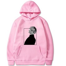 남자 레이어드 오버핏 후드티 기모 후드 집업 티 이쁜곳 일본 애니메이션 도쿄 구울 패션