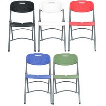 (주)호가 브로몰딩 심플체어 심플베이직체어 - 간의의자 캠핑의자 접이식의자 행사장의자, 그린 심플체어