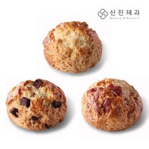 신진제과 버터스콘 3종 플레인 초콜릿 크랜베리 50gX24개, 초코릿버터스콘