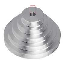 알루미늄 A Type 5 Step Pagoda 풀리 휠 150mm 외부 직경 타이밍 V- 벨트