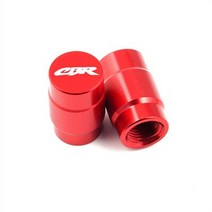 바이크 오토바이 액세서리 CNC 타이어 밸브 캡 커버 혼다 CBR 125R 600 F4i 650F/R 1100XX 1000F cbr 954 1000 RR, [03] Red