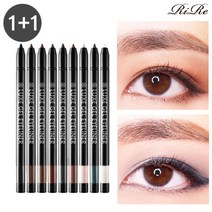 [본사공식] 리르 룩스 젤 워터프루프 펜슬 아이라이너 1+ 1, 선택1:젤_초코브라운|선택2:+다크브라운, 단품