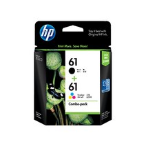 HP 정품 프린터잉크 CR311AA No 61 콤보팩, 검정+칼라, 1개