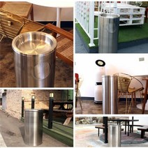 RT 실외휴지통 재털이 230x620 일반 중형 26L 쓰레기통, ★단일상품, ★단일상품