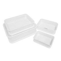 영지PMC 흰색 바구니 1호 2호 2.5호 3호 4호 화이트 하얀 하양 다용도바구니 멀티바구니 생활용품 수납 정리 이사박스 플라스틱 정리 수납 피크닉 과일 목욕 세탁 대형 미니