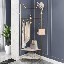 엣지행거 의류 옷장 모서리 조립식 앵글 옷걸이선반, H