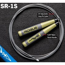 크로스핏 와이어 줄넘기 로그 SR Rogue SR-1 트레이닝 피트니스 다이어트 더블베어링, SR-1S 투메이 콜라보레이션