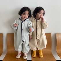 메론스위치 100프로방수미술가운, 브라운, 3
