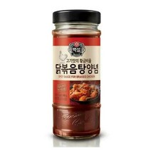 CJ더마켓 만능 소스 황금 소스 양념 장레시피 백설 닭볶음탕양념 닭볶음탕 닭갈비 만능간장 닭요리 490G, 6개