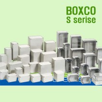 소형 하이박스 볼트형 투명/불투명 100x100x70/100x100x100 콘트롤박스 PVC방수용박스 속판 별도, 1개