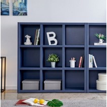 북유럽 베이직 이쁜책꽂이 오픈형 3단책장(120cm 7색) 선반 LP 서재용 만화, 화이트핑크