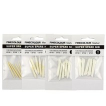 컬러 마커 아트 마카 펜 터치 트윈 브러쉬 디자인 세트 프리즈마 사인펜 수성 교체 세대 헤드 용 교체 가능한 큰 비스듬한 촉작은 원형 촉, 모든 세트