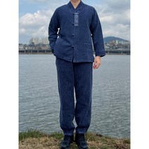 40년 전통의 온고지신 생활한복 늦가을용 이중지 2피스 (개량한복) 4가지 색상 남녀공용