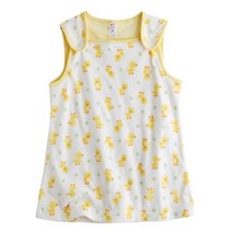 병아리 아기 수면 조끼 3-5세 아기조끼 영유아 남매룩 주니어 실내복 북유럽풍 수면조끼 세트 엠케이