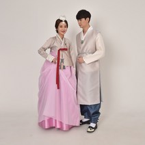 한복대여 우리빔 -그린나래(사이즈 전화로 상담부탁드립니다) 신랑신부 커플 본식한복대여