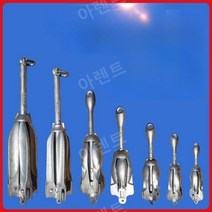 접이식 닻 앙카 낚시보트 접이식 고무보트 요트, 3.2KG 20m6mm로프