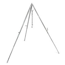 Petromax 페트로막스 바베큐 그릴 및 더치 오븐 삼각대 다리길이 조절 가능, 1개