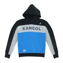 캉골 빅키즈 Rbw 컬러블락 후드티 K76141 Black Blue