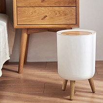 이든 다리가 있는 원형 푸쉬휴지통7L 인테리어 북유럽풍, 1개