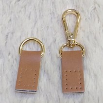 퀼트여왕 인조가죽 여밈 장식 한쌍(브라운 베이지 블랙) 가방, 3.베이지