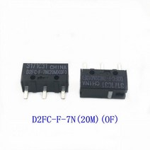 L3 스위치무료 10Pcs 마우스 마이크로 스위치 D2FCF7N 10M 20M D2FCFK50M D2F, 05 D2FC-F-7N(20M)OF 10