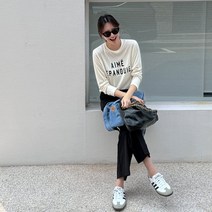 메이블루 레터링 쫀득 긴팔티618246