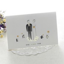 마음닷컴 청첩장 초롱불카드 cho2615 봉투 스티커 포함, 100매 세트