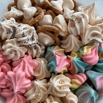 마켓그랑 수제 머랭쿠키 쿠키답례품 6가지맛, 프레첼, 큰통(70g)