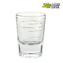 유리샷잔3LINE 에스프레소샷잔 카페용품 머신용품, 1개