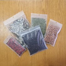 더팩컴퍼니 반투명 타공 삼방지퍼백 5종, 20x30, 100장