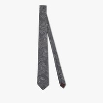 벨루티 넥타이 Cashmere & Silk Scritto Tie SLATE GREY