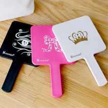 여친 여행용 사무실 튼튼 사각 손거울 사은품 답례품 화장품가게 선물, 블랙피아노