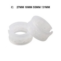 우레탄 완충기 트렁크 쇼바 자동차 충격 흡수기 파워 버퍼 스프링 범퍼 A/B/C/D/E/F 타입 범용 용 쿠션 서, 03 C white
