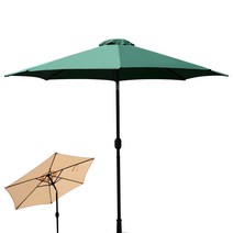 가든 파라솔 폭 230cm 틸트 기능 첨부 Cyfie 비치 파라솔 차양 발수 가공 UV가공 각도 조절