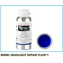 자동차 헤드 라이트 복원 광택제 복원제 800ml 수리 유체 화학 연마 스팀 청소 연마, 1pc 800g, 01 1PC 800G