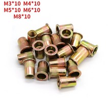 리벳건 리벳못 리베트 BT-606 50PCS M3/M4/M5/M6/M8 리벳 너트 수동 삽입 리브너트 공구 세트