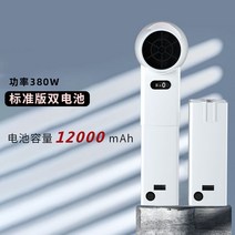 무선드라이기 수영장 거치식 USB 부품 대용량 냉온풍 강아지 차량용, 클래식형(표준배터리+보조배터리) 12000mAh