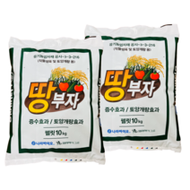 [농사마트] 땅부자 10kg 2포 토양개량제 비료 연작장해 생육 개선 펠렛 고추 모두싹 나라바이오, 10000g, 2개