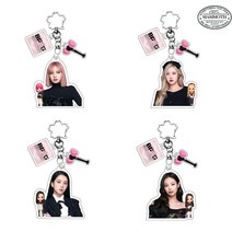 블랙핑크 열쇠고리 아이돌굿즈 제니 지수 리사 로제, ROSE, 1개