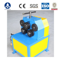 파이프밴딩기 동관 밴딩기 시카고밴더 스텐 반자동 전기 앵글 바 롤 라운드 및 앵글 철 롤 라운드 기계, 없음