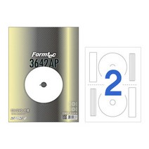 폼텍 CD라벨지 CS3642AP 20매 x2개, 단품