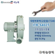 이노텍/다단브로아/고온용/송풍기/집진기/급배기/고압팬/삼상//////// ITB-S402T