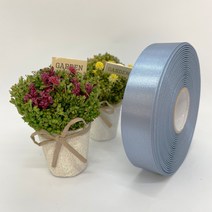 포장 리본 끈 제이제이리본 고밀도주자 40mm 50mm 76컬러 (길이 45M) 공단리본, 청회색