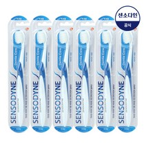 센소다인 젠틀 칫솔, 1개입, 6개