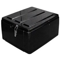 오토바이 바이크 강화플라스틱 피자가방 배달통 푸드박스 120L 국내제작, 블랙