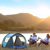 원터치 자동 2인 3인 글램핑텐트 루프탑 차박 1456 피크닉 캠핑소품 캠핑용품, 브라운