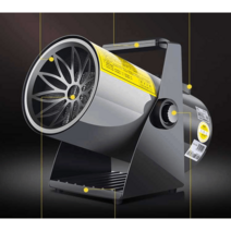 농업용전기온풍기 히터 대형 공장용 온풍기 공업용 팬, 스마트 히팅 튜브 3kw220v