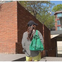 자수 레터링 캔버스 복조리 백팩 에코백 가방