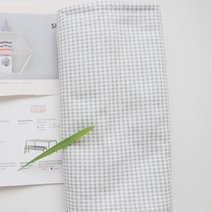 젤리폼폼 체크 30수 싱글다이마루 5종, 그레이